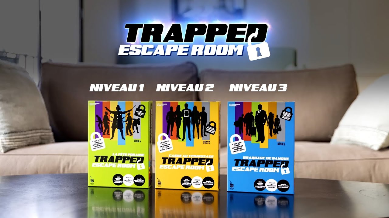 TRAPPED - L'Escape Game Grandeur Nature chez Vous