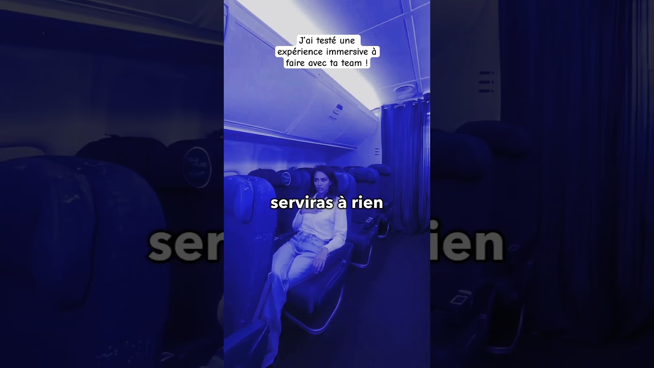 Un escape game sur le thème de l’avion et dans un vrai avion ! Détails en commentaire 😉