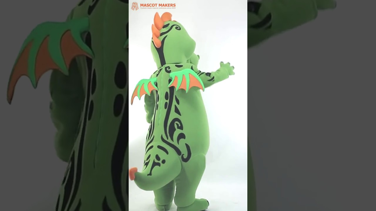 771971 tattooed dragon mascot costume