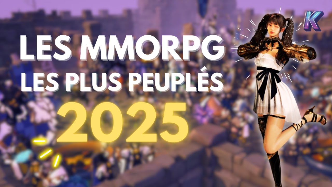 🚀 TOP DES MMORPG LES PLUS PEUPLÉS EN 2025 ! #mmorpg