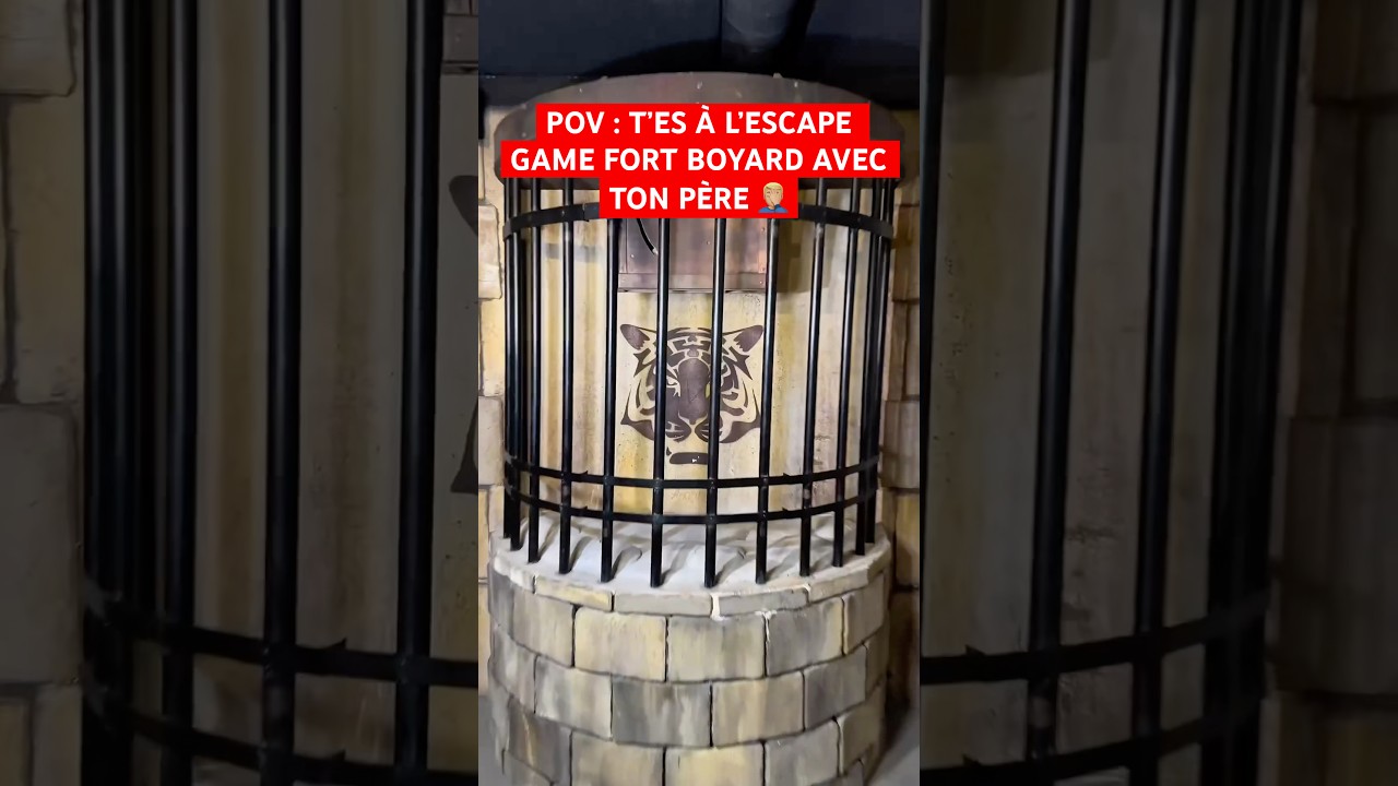 POV : T’ES À L’ESCAPE GAME FORT BOYARD AVEC TON PÈRE 🤦🏼‍♂️ #papa #drole #sœur #humour TEAMBREAK❤️