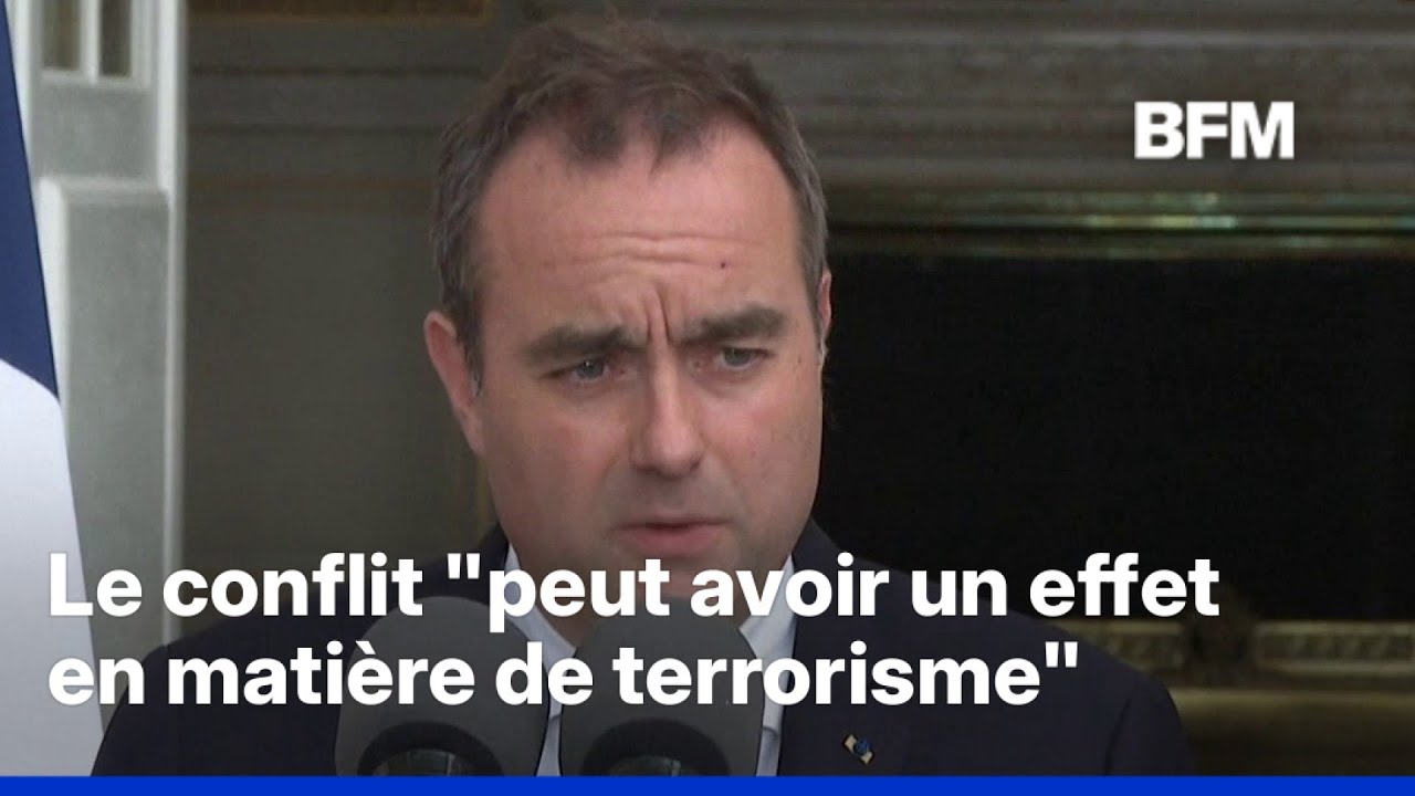 La guerre "peut avoir un effet direct en matière de terrorisme" en France, alerte Sébastien Lecornu