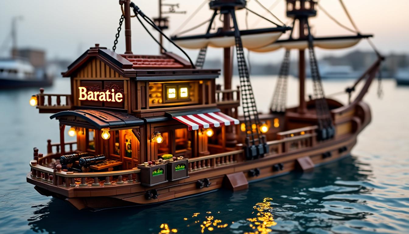 découvrez le légendaire baratie de one piece en lego, une réplique fidèle pour les fans. retour aux origines de la série avec ce set unique, maintenant disponible à un prix irrésistible. ne manquez pas cette occasion !